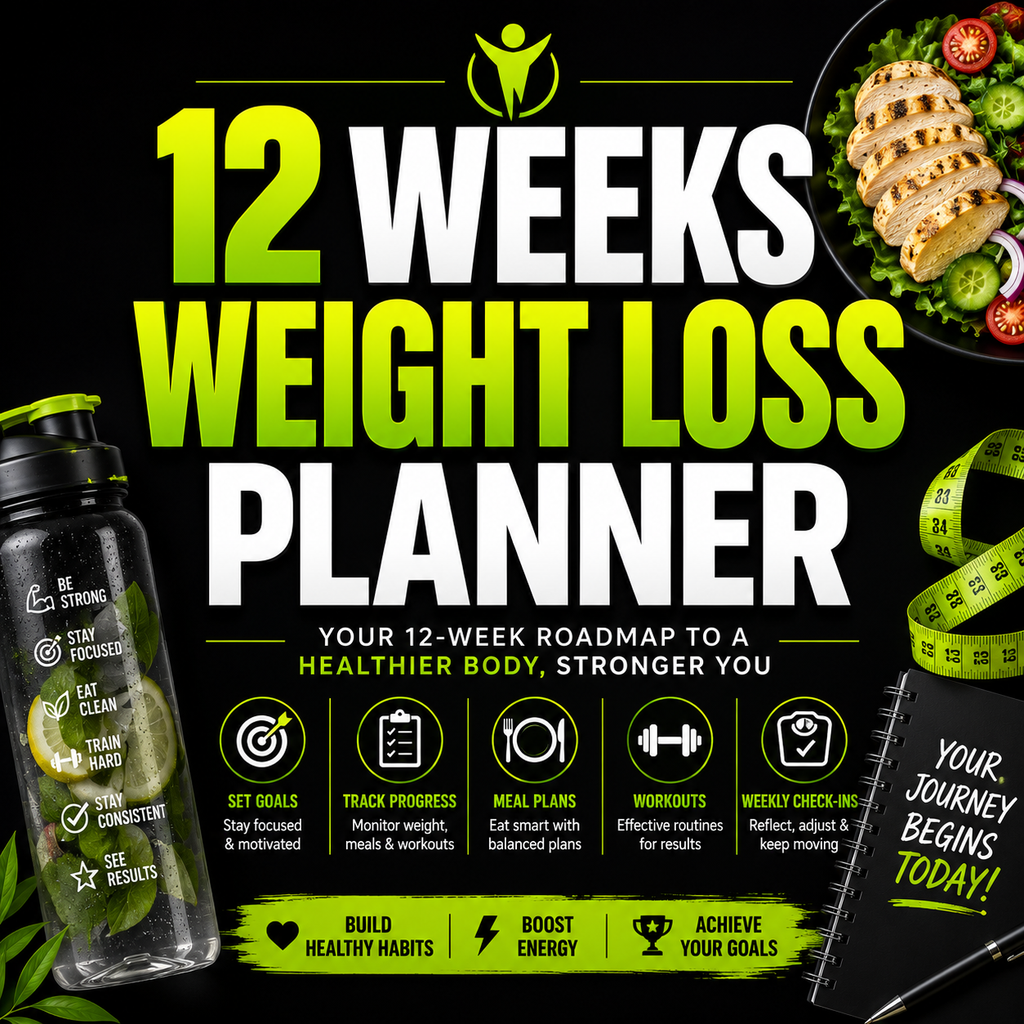 12 Weeks Weight Loss Planner