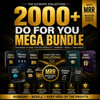 2000+ Done-For-You Mega Bundle with MRR