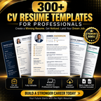 300+ Resume Templates for Professionals