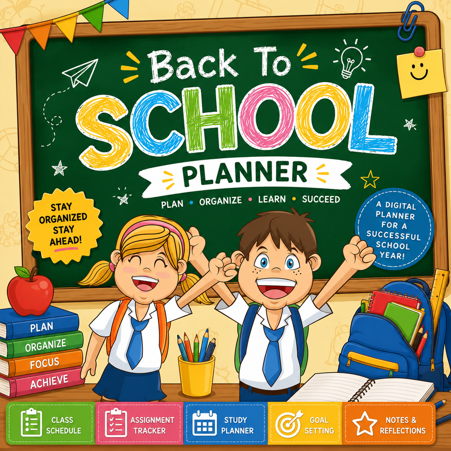 Back To School Planner