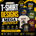 T-SHIRT DESIGNS MEGA BUNDLE