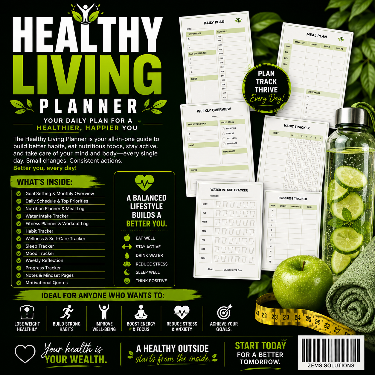 Healthy Living Planner
