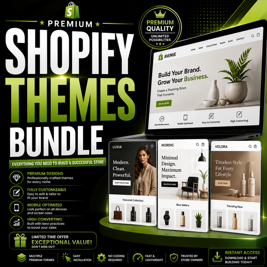 Premium Shopify Themes Bundle