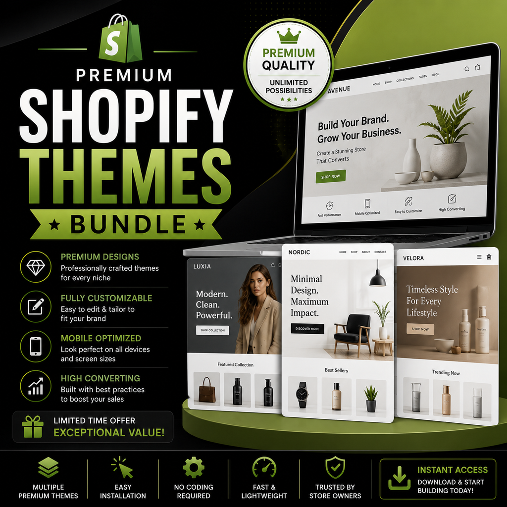 Premium Shopify Themes Bundle