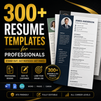 300+ Resume Templates for Professionals