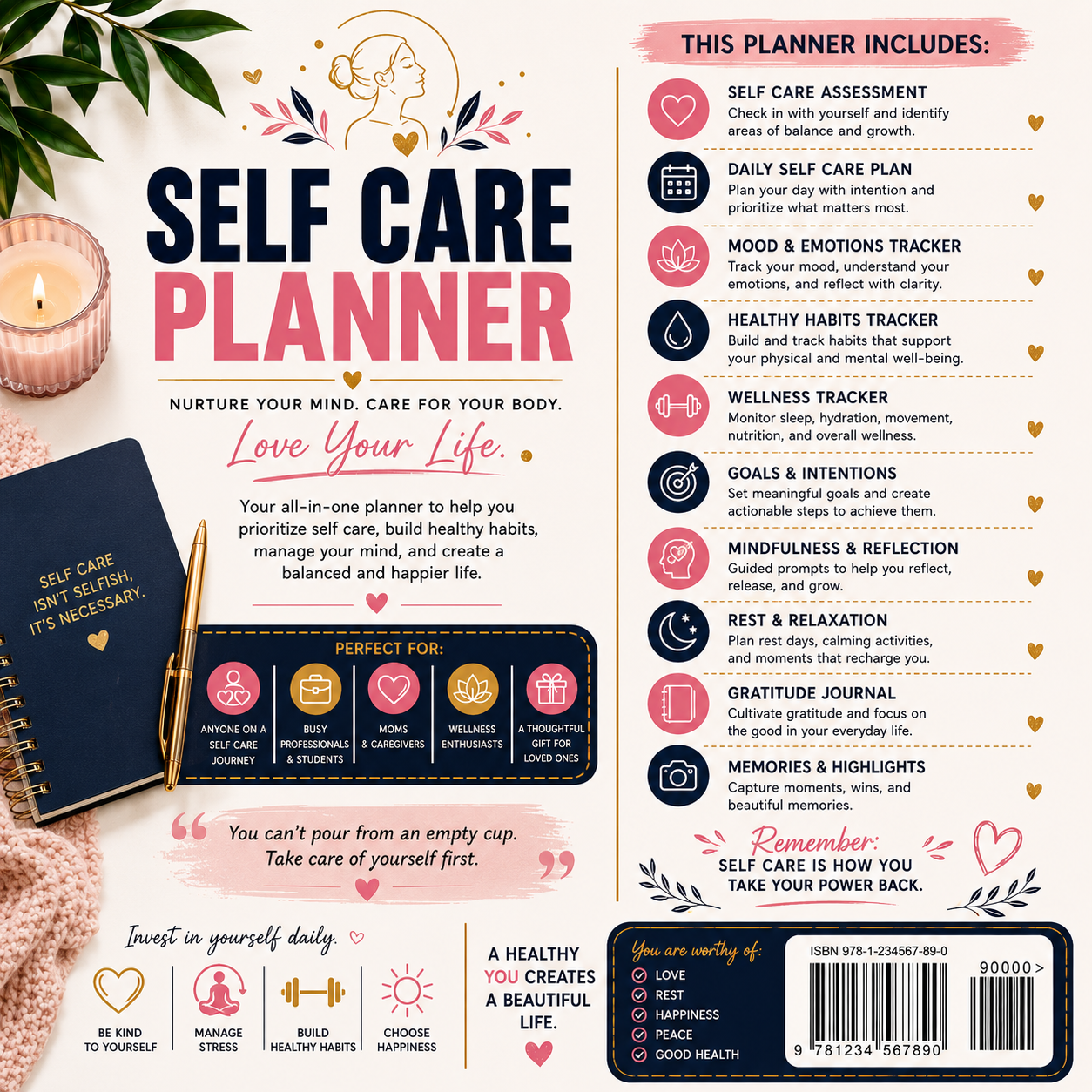 Self Care Planner