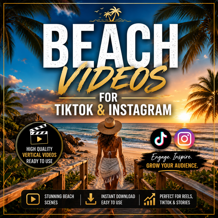 Beach Videos for TikTok &amp; Instagram