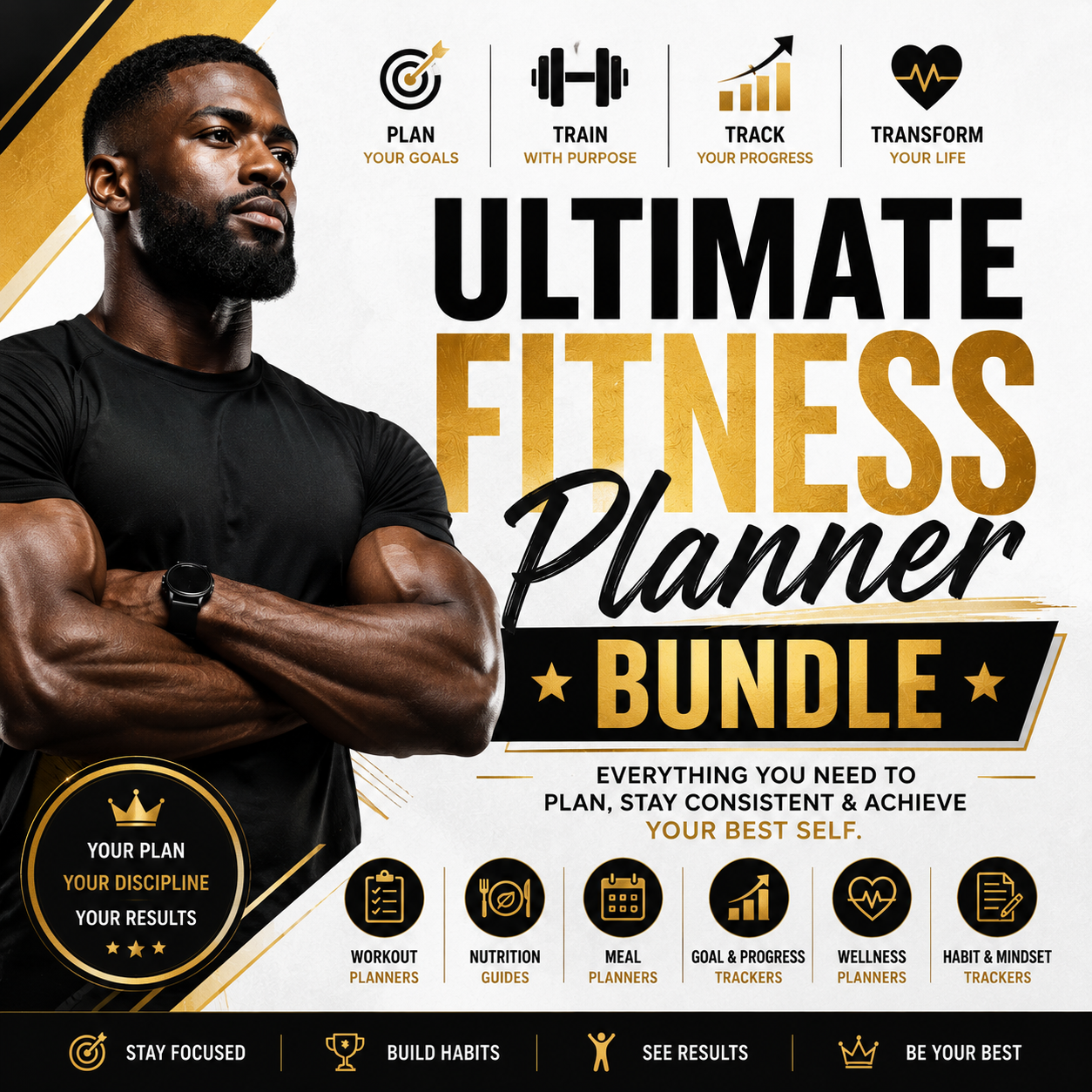 Ultimate Fitness Planner Bundle with MRR